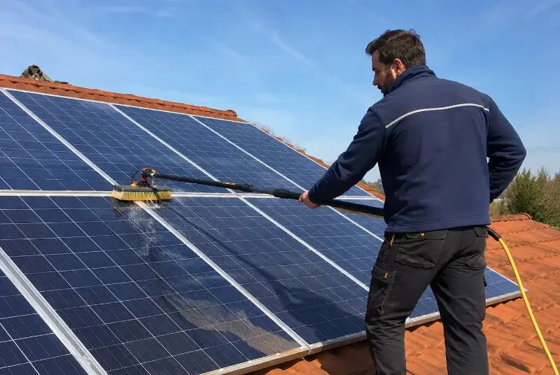 Nettoyage et entretien de panneaux solaires aux Magnils-Reigniers